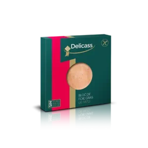Paté bloc de pato 40 g Delicass vacío