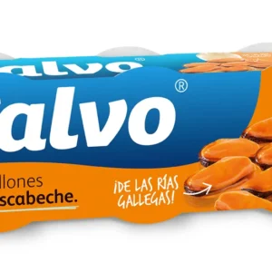 Calvo Mejillones escabeche pack 3+1 (4 latas)