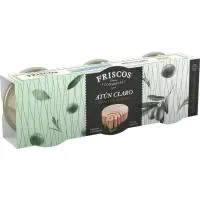 Friscos Atún claro aceite oliva pack 3x120 g